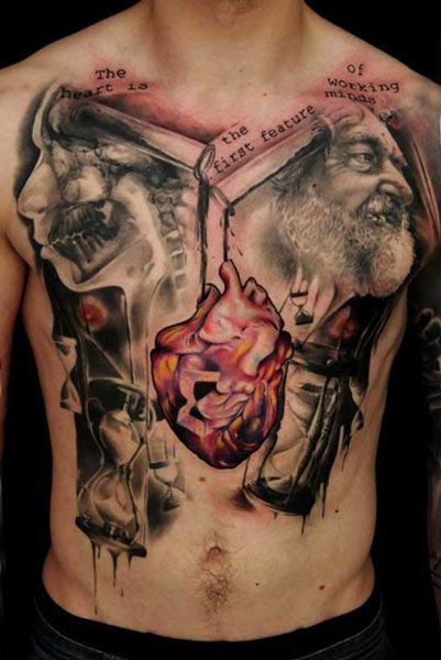 Wonderful tattoo by Florian Karg