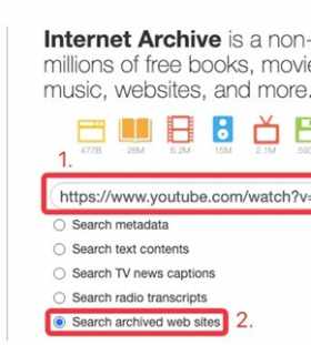 YouTube videos from archive.org