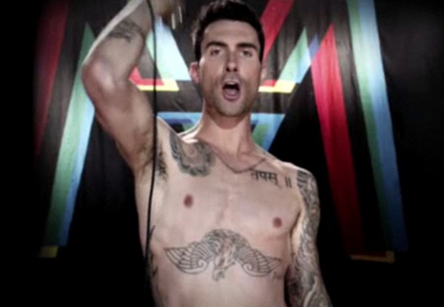 Adam Levine Tattoos on Body