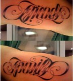 Excelent Ambigram Tattoo Design