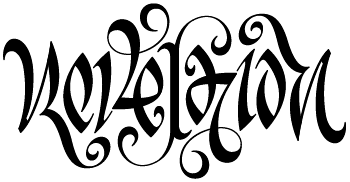 Revelation Ambigram Tattoo Sketch Design