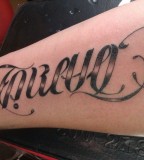 Forever Ambigram Tattoo Design