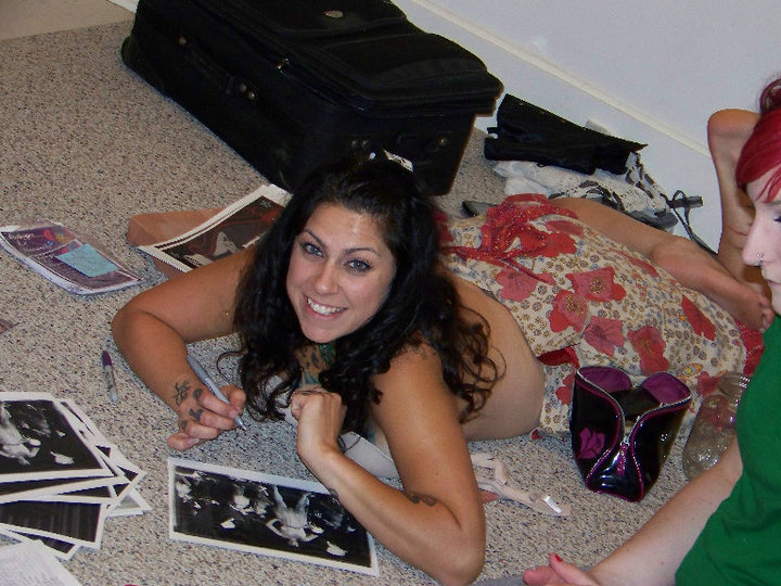 Danielle Colby On The Floor Tattoos [NSFW]