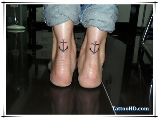 Anchor Tattoo Meaning Girls Tattoo Design on Foot