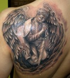 Trendy And Funky Angel Tattoos for Men