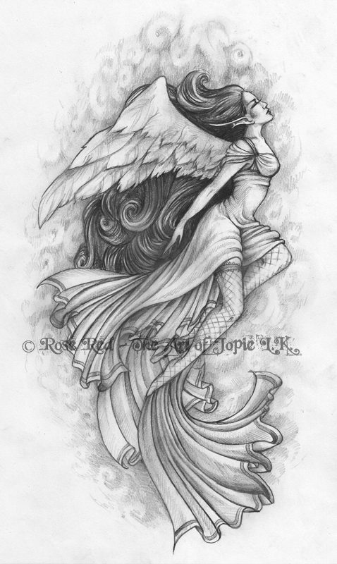 Japanese Angel Tattoos Design