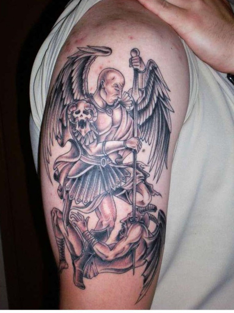 Satan Angelic Angel Tattoos For Men