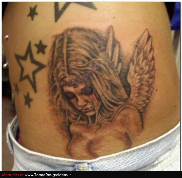 Fallen Angel Tattoo Designs Ideas