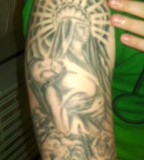 Angel Tattoo Design on Arm for Men