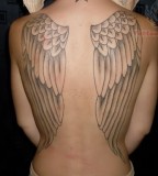 Stunning Angel Wings Tattoos Pictures 