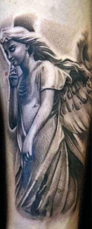 Pretty Angel Tattoos Ideas For Girls