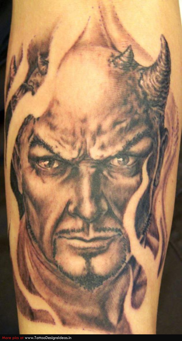 Tatto Design Of Devil Tattoos for Man