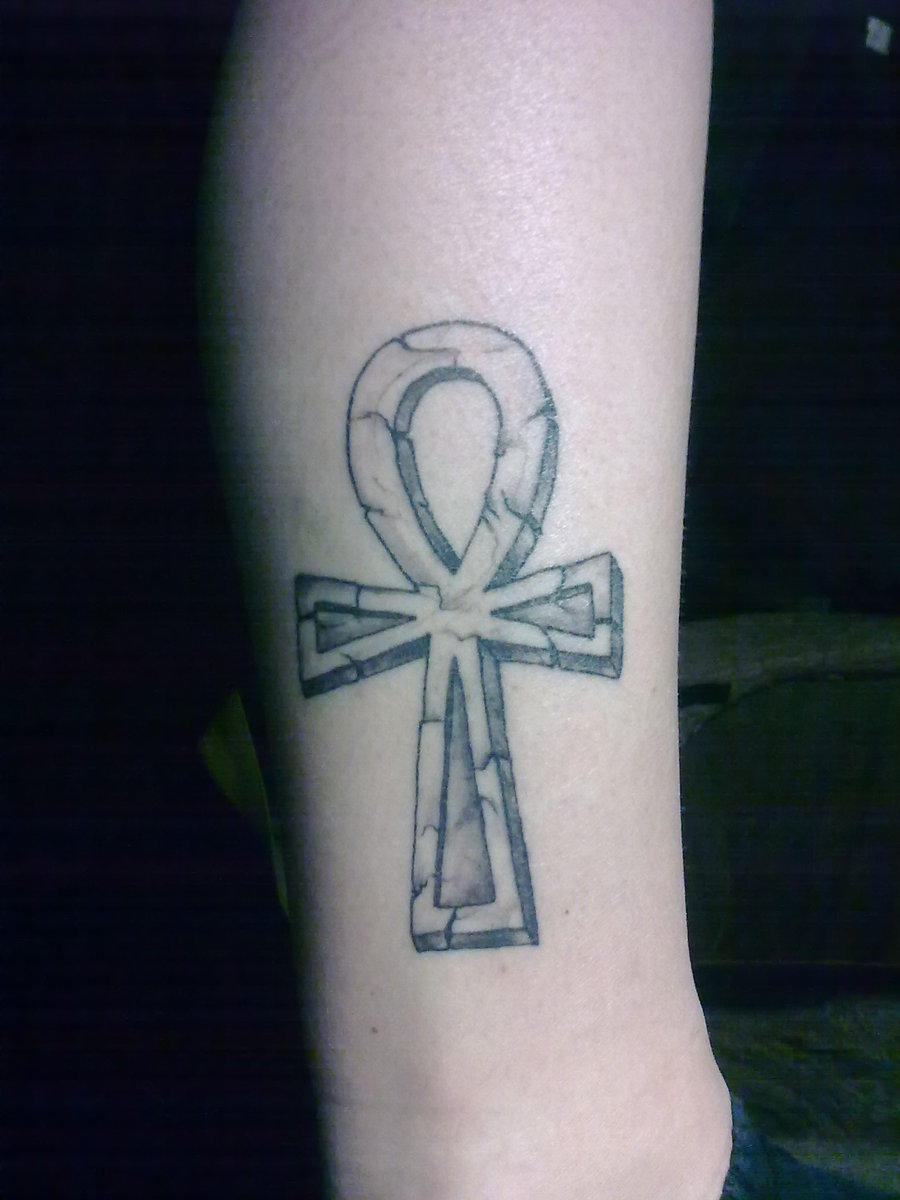 Ankh Tattoo – Forearms Tattoo Design