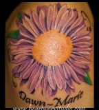 Aster Flower Tattoo Ideas