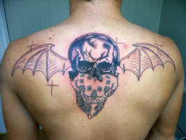 Avenged Sevenfold Back Tattoo (Deviantart)