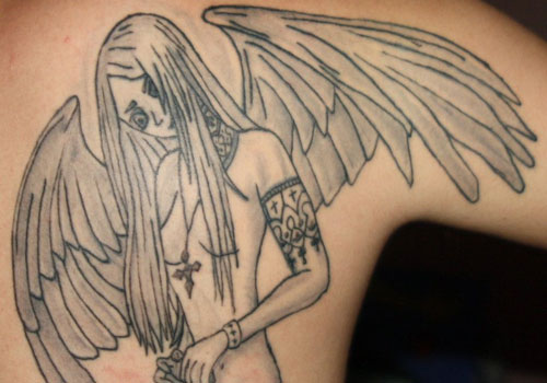 Pleasant Angel Tattoos For Men