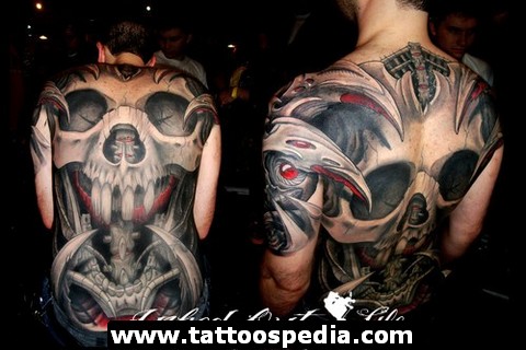 Amazing 3D Back Tattoos For Men