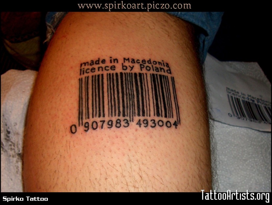 Cool Barcode Tattoo Meaning