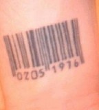 Hand Tattoo Barcode Ideas