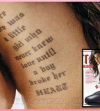 Megan Fox Tattoos Quotes Girls Love Boys