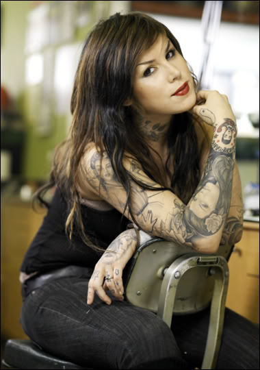 Katherine von Drachenberg High Voltage Tattoo