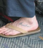 Unique Bible Verse Tattoos On Foot