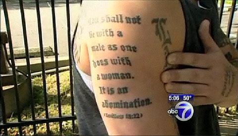 Leviticus 18:22 Verses Tattoo