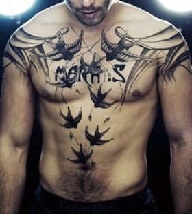 bird cover up man tattoo bird cover up man tattoo