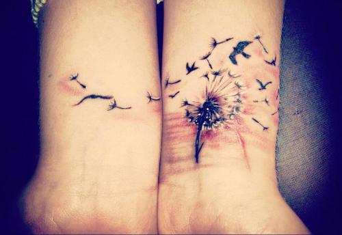 Amazing Art Birds Wrist Tattoos