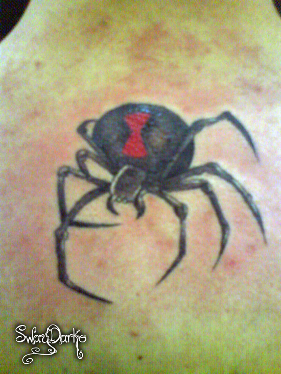 Black Widow Spider Tattoos and Art Tattoos Design