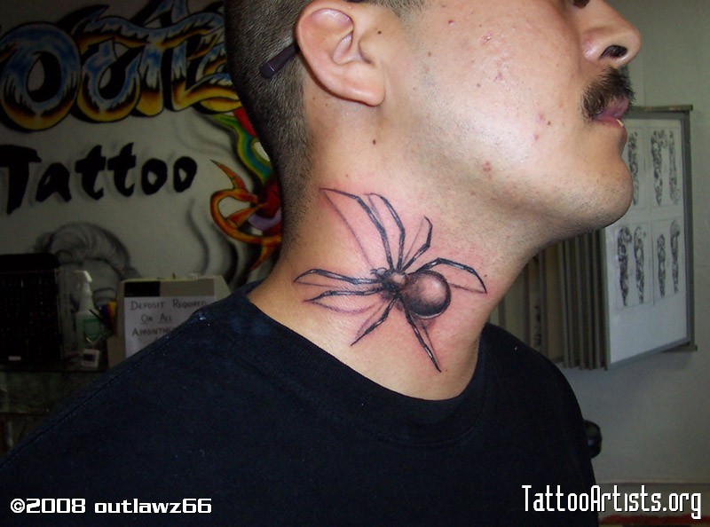 Black Widow Tattoonicks Spider Tattoo PIctures