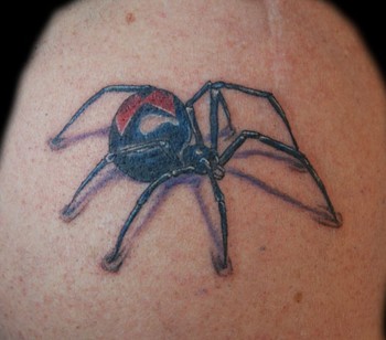 James Cook Black Widow Tattoo Design