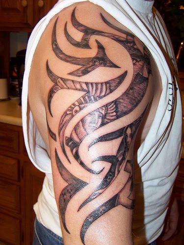 Awesome Blackfoot Indian Tribal Tattoo