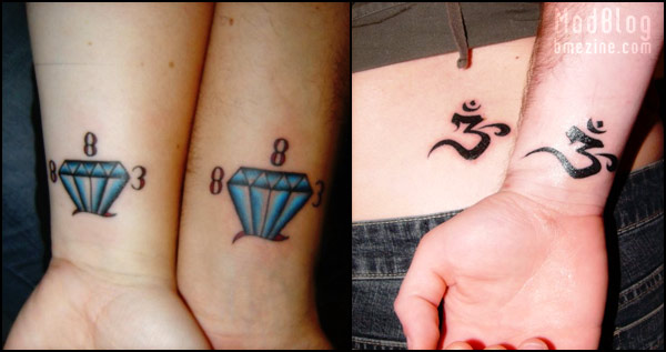 Matching Tattoos And Wedding Tattoos