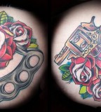 Guns And Knuckles Tattoo