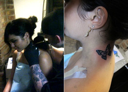 Cool Butterfly Tattoo for Girl