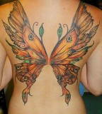 Beautiful Butterfly Tattoo Designs For Girls Large Size (NFSW)