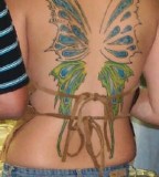 Celebrity Image Gallery Butterfly Tattoo Designs Lower Back