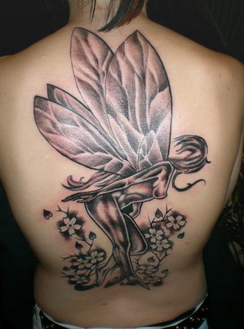 Wonderful Women Back Butterfly-Inspired Fairy Tattoo Set