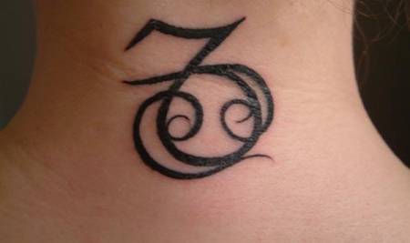 Capricorn Amp Cancer Zodiac Signs Tattoo