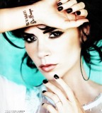 Hot Celebrity Wrist Tattoos by Victoria Beckham