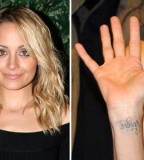 Elegant Wrist Celebrities Tattoos by Nicole Richie