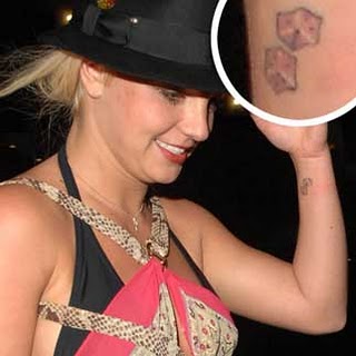 Exotic Wrist Tattoos Celebrities Designs by Britney Spears