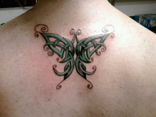 Celtic Knot Butterfly Tattoo Design Ideas