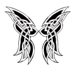 Celtic Tattoo Butterfly Tattoo Sketch design