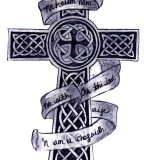 Celtic Cross Interfaces Tattoo Design 2011