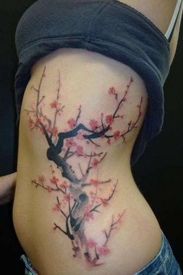 Cherry Blossom Flower Tattoo