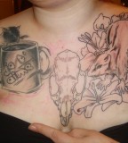 Rat Chest Piece Design for Women by Simplytattoo (NSFW)