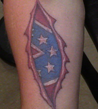 Confederate Flag Tattoos Design4