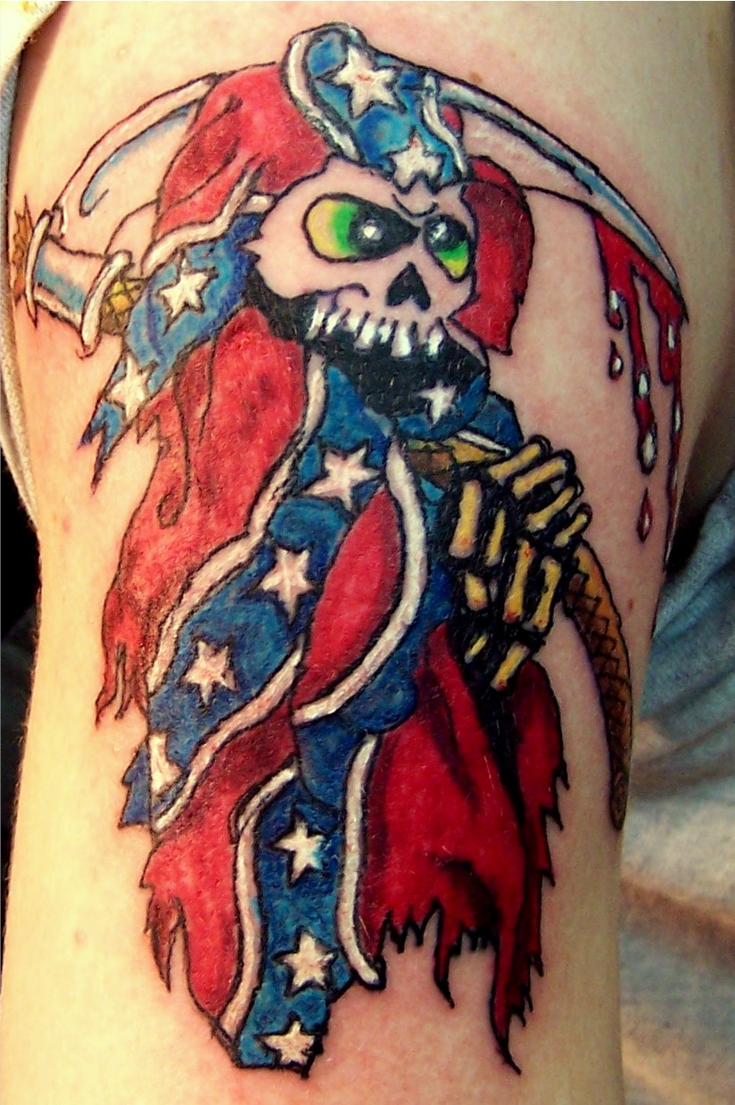 My Tattoo Designs Confederate Flag Tattoos